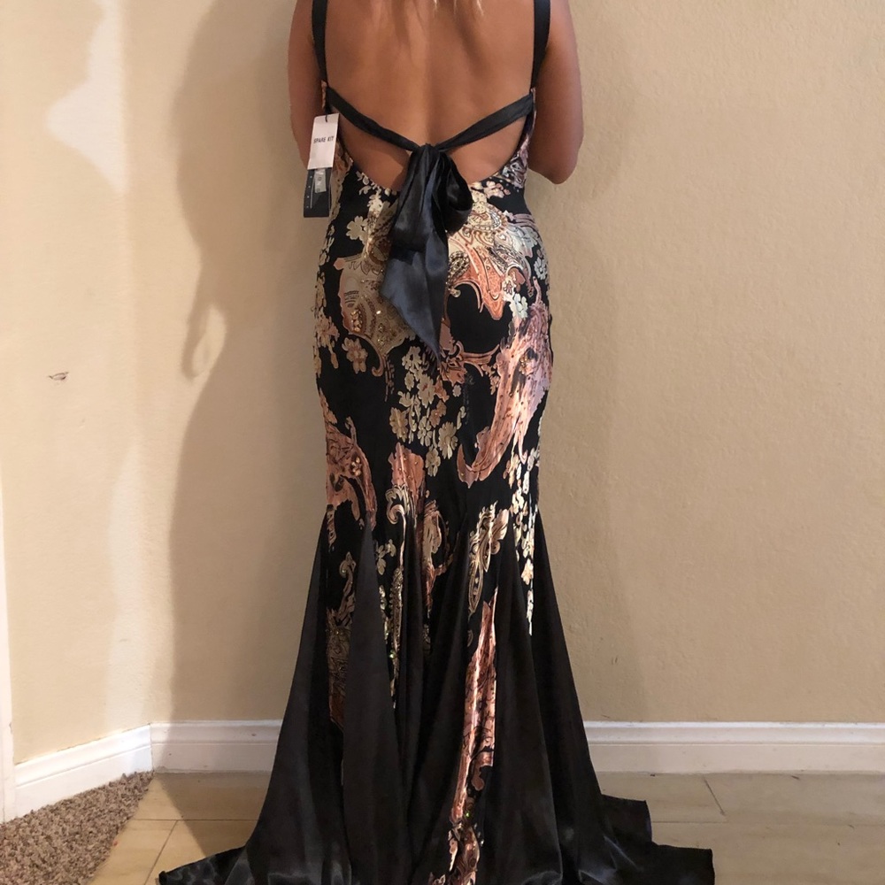 Sue Wong Backless Dress